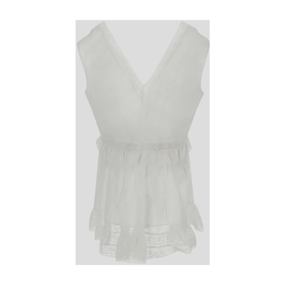 See by Chloé Mouwloze Top White Dames