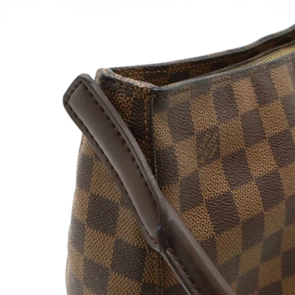 Louis Vuitton Vintage Pre-owned Plastic handbags Brown Dames