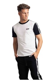 Herre Tape T-Shirt Hvid/Sort