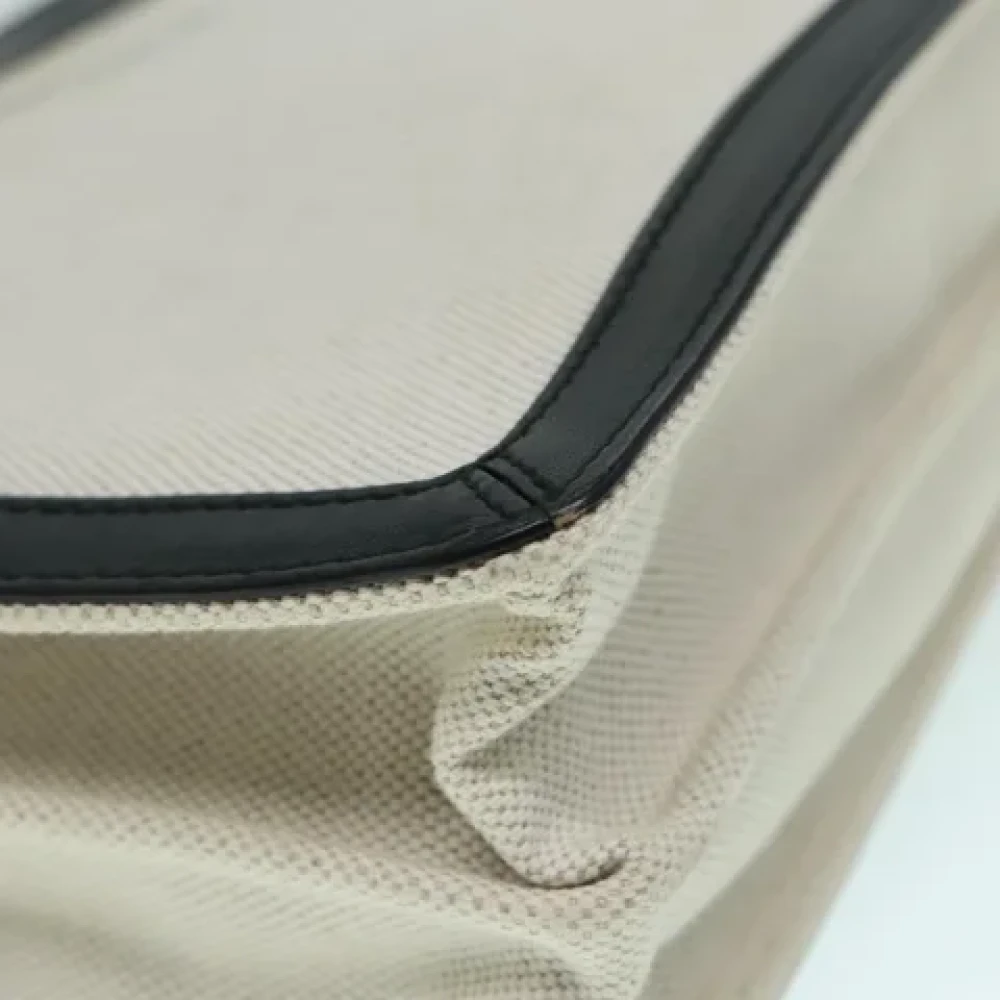 Balenciaga Vintage Pre-owned Canvas balenciaga-bags Beige Dames
