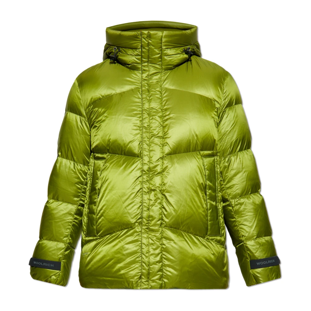 Woolrich Zuur Groene Nylon Pufferjas Green Heren