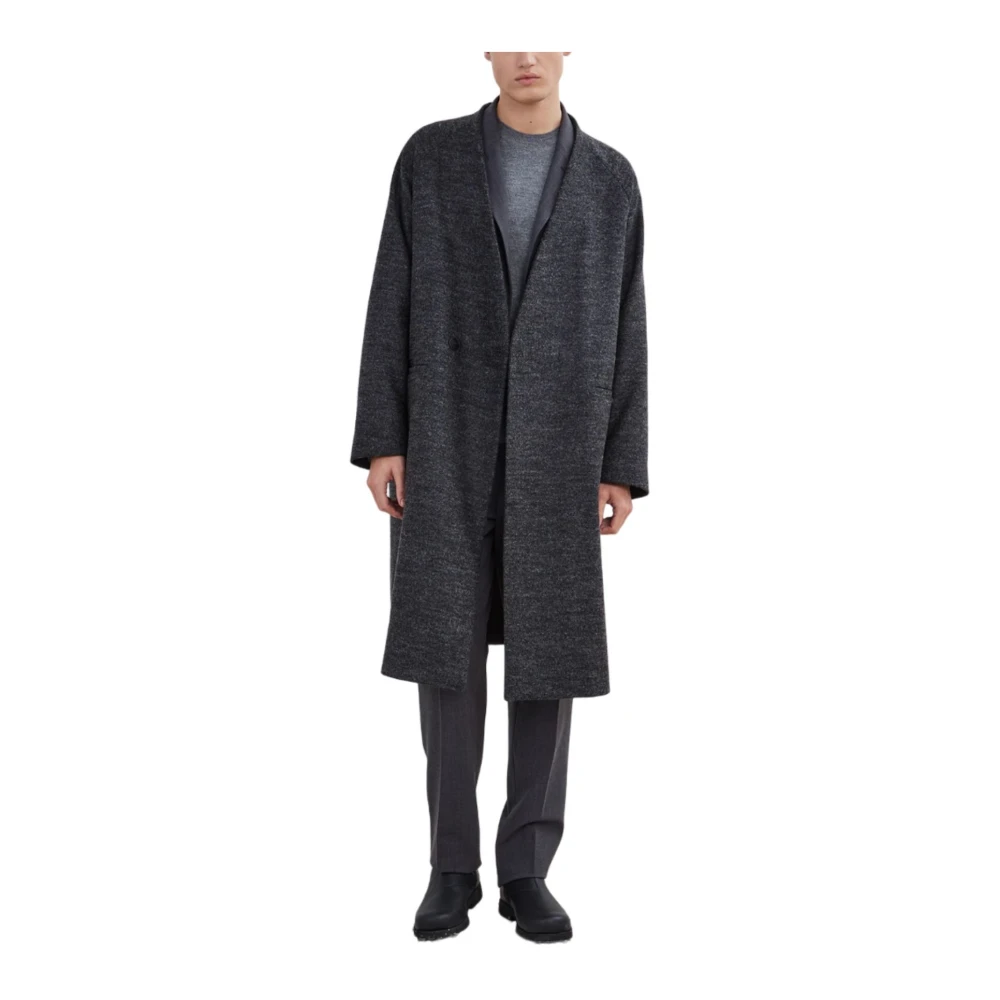 Hevo Gray Stylish Coat Lamia - Male - Parkas - Xl - Coats