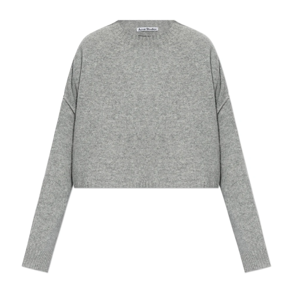 Acne Studios Wollen trui Gray Dames