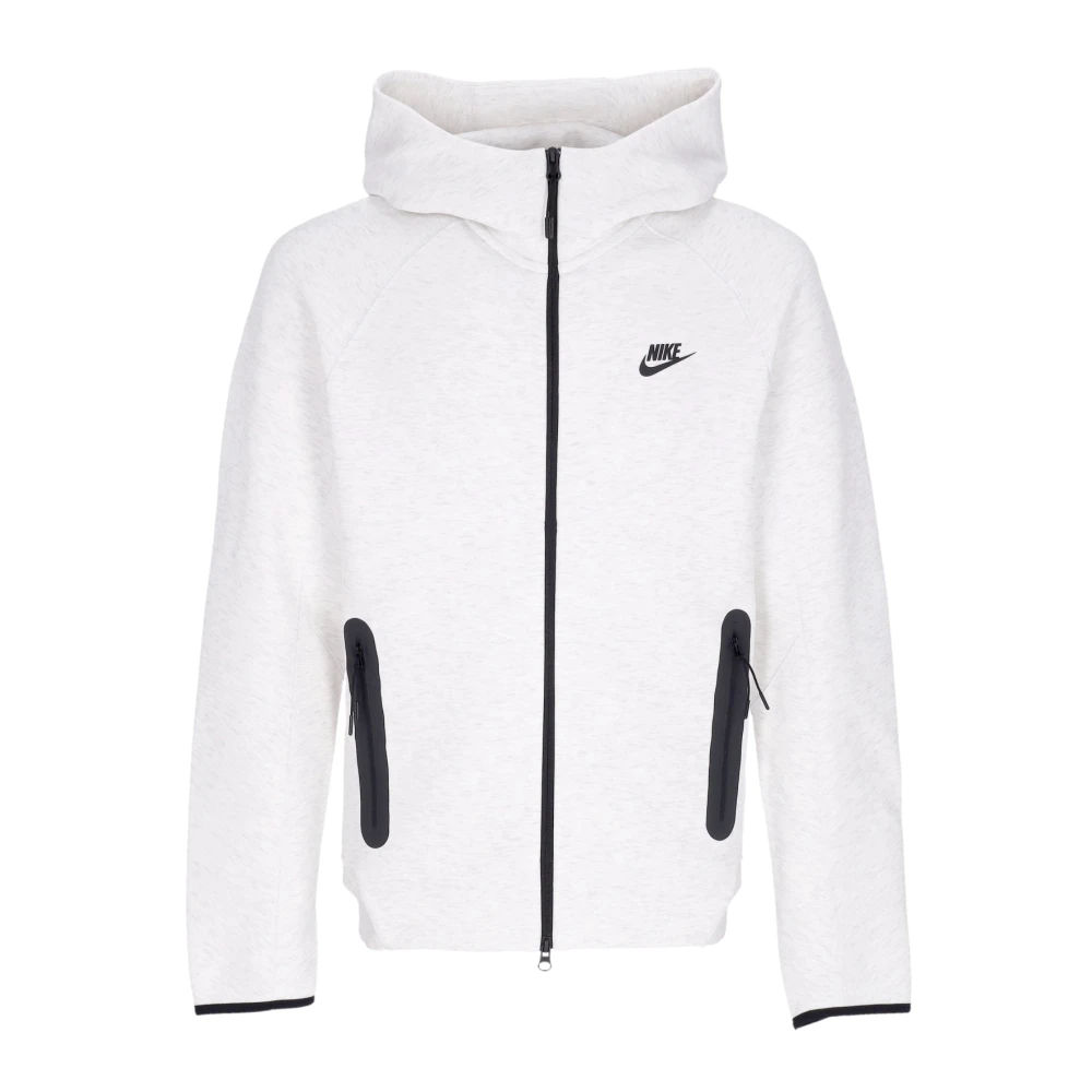 Nike Tech Fleece Windrunner Hoodie White, Herr