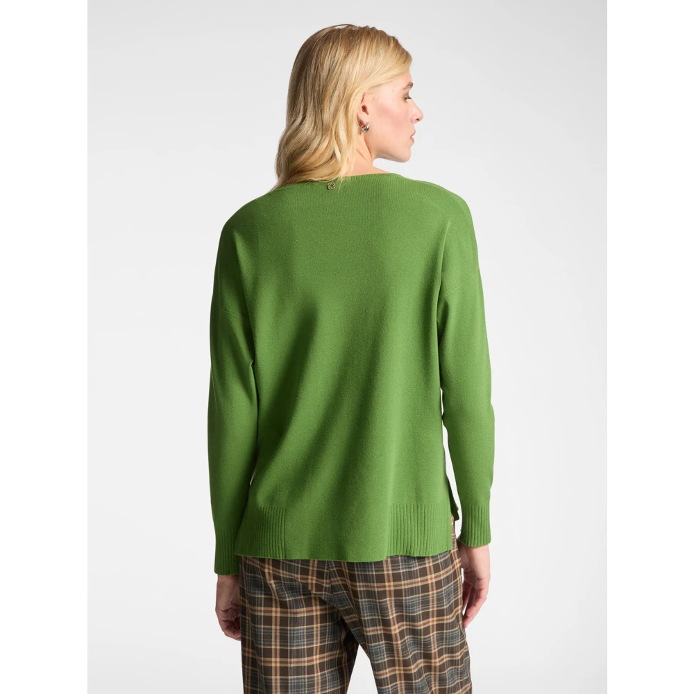 Elena Mirò Stijlvolle Maglie Shirt Green Dames