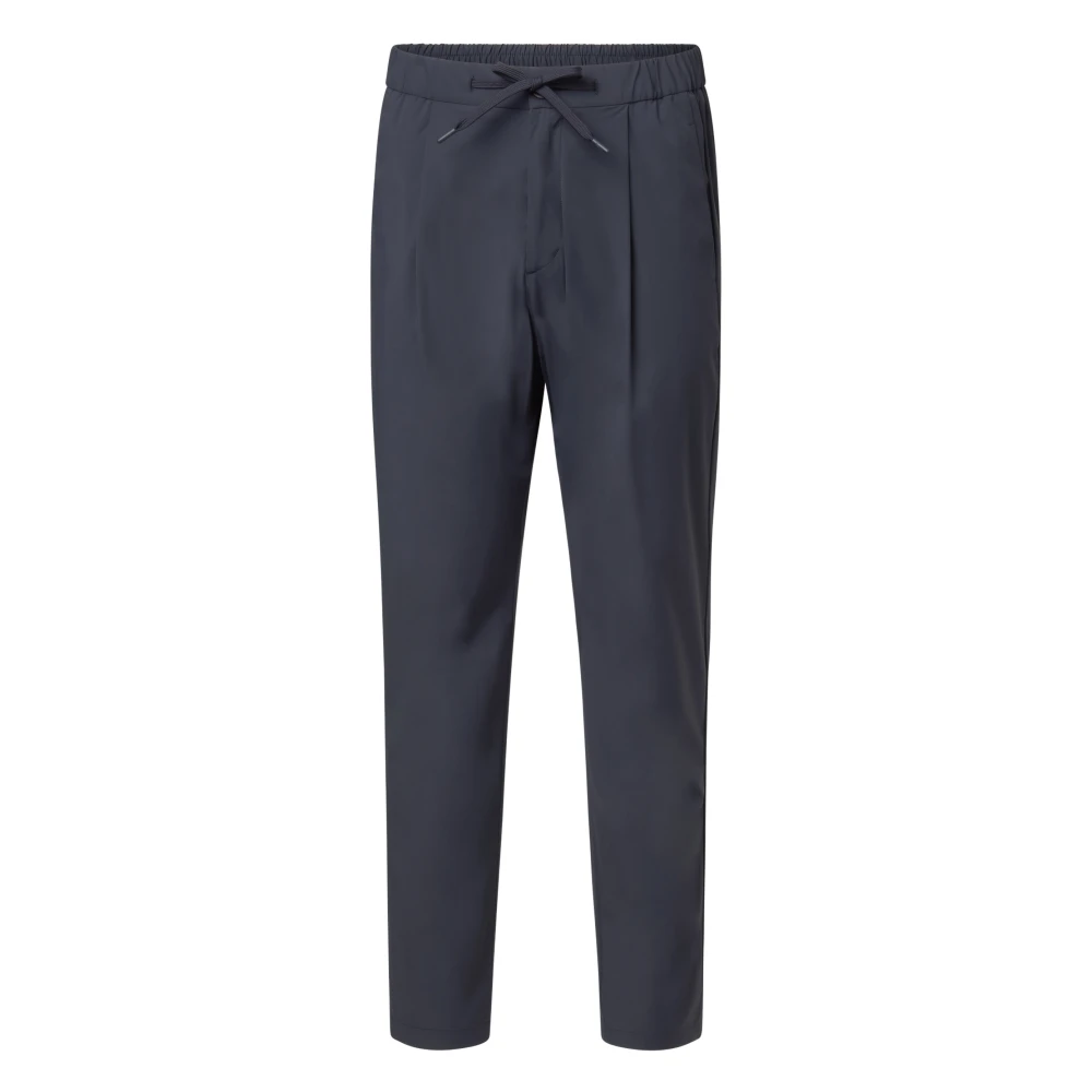 Herno Veelzijdige en Elegante Lange Broek Blue Heren