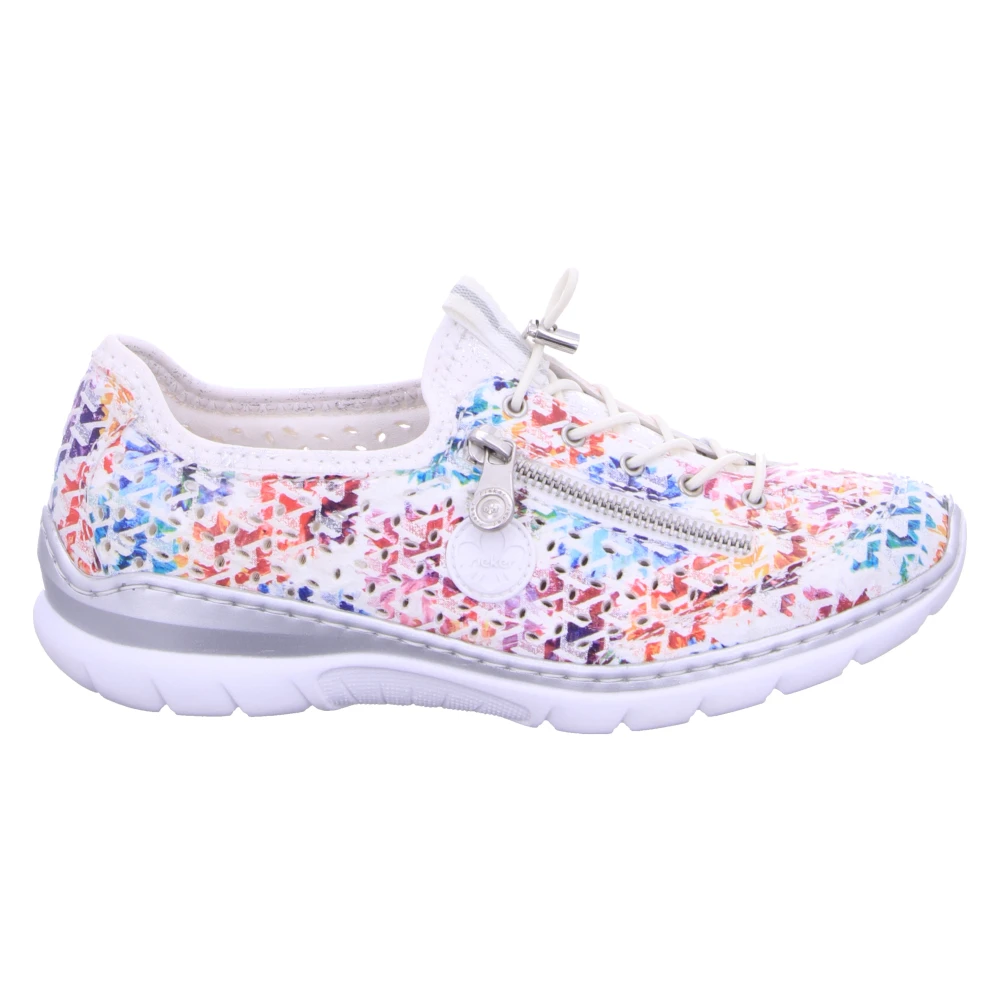 Rieker Freizeit Schnürer Dames Schoenen Veelkleurig Multicolor