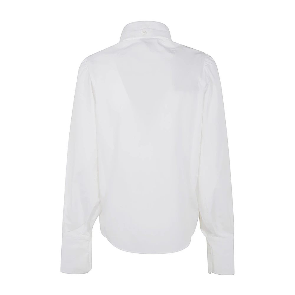 Patou Witte Ascot Blouse White Dames