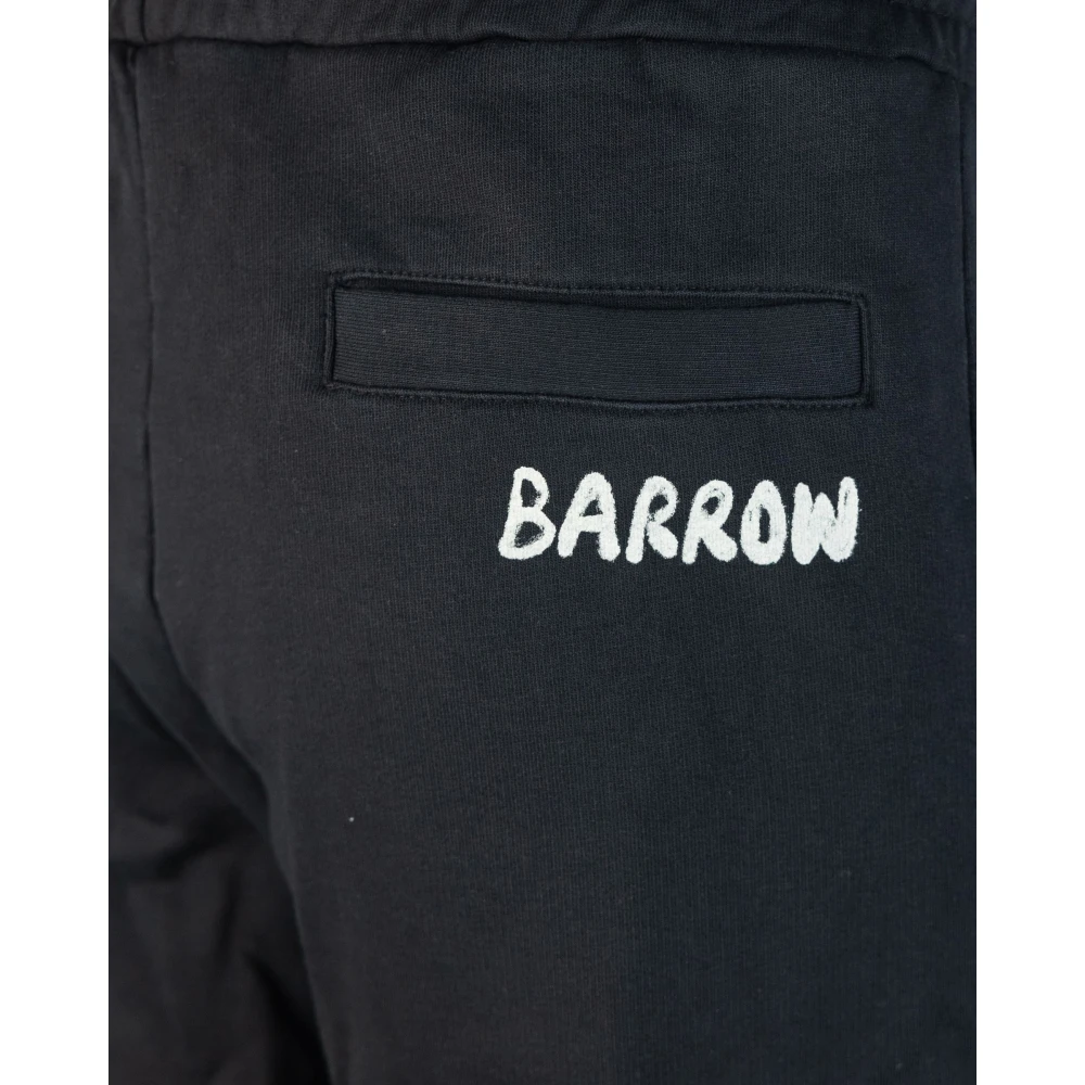 Barrow Cargo Broek met Trekkoord en Elastische Taille Black Heren