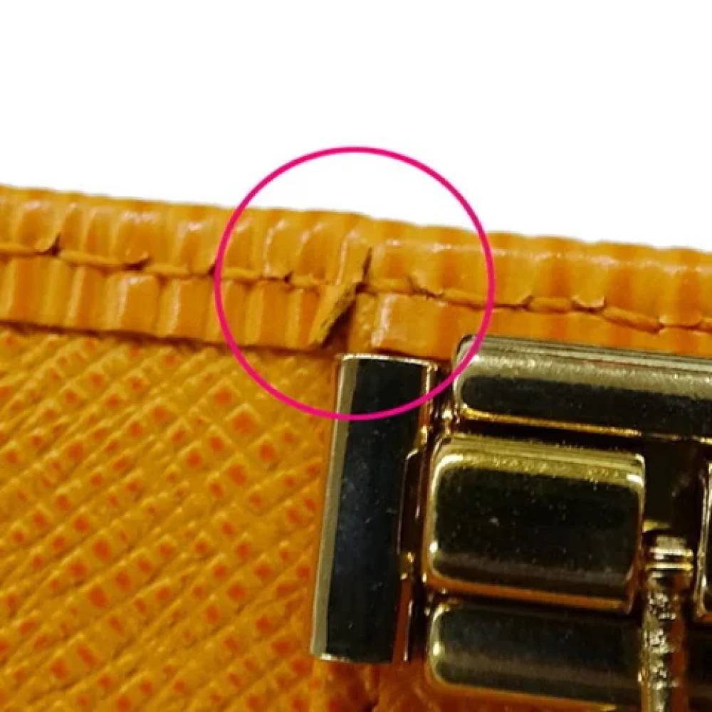 Louis Vuitton Vintage Pre-owned Canvas key-holders Yellow Dames