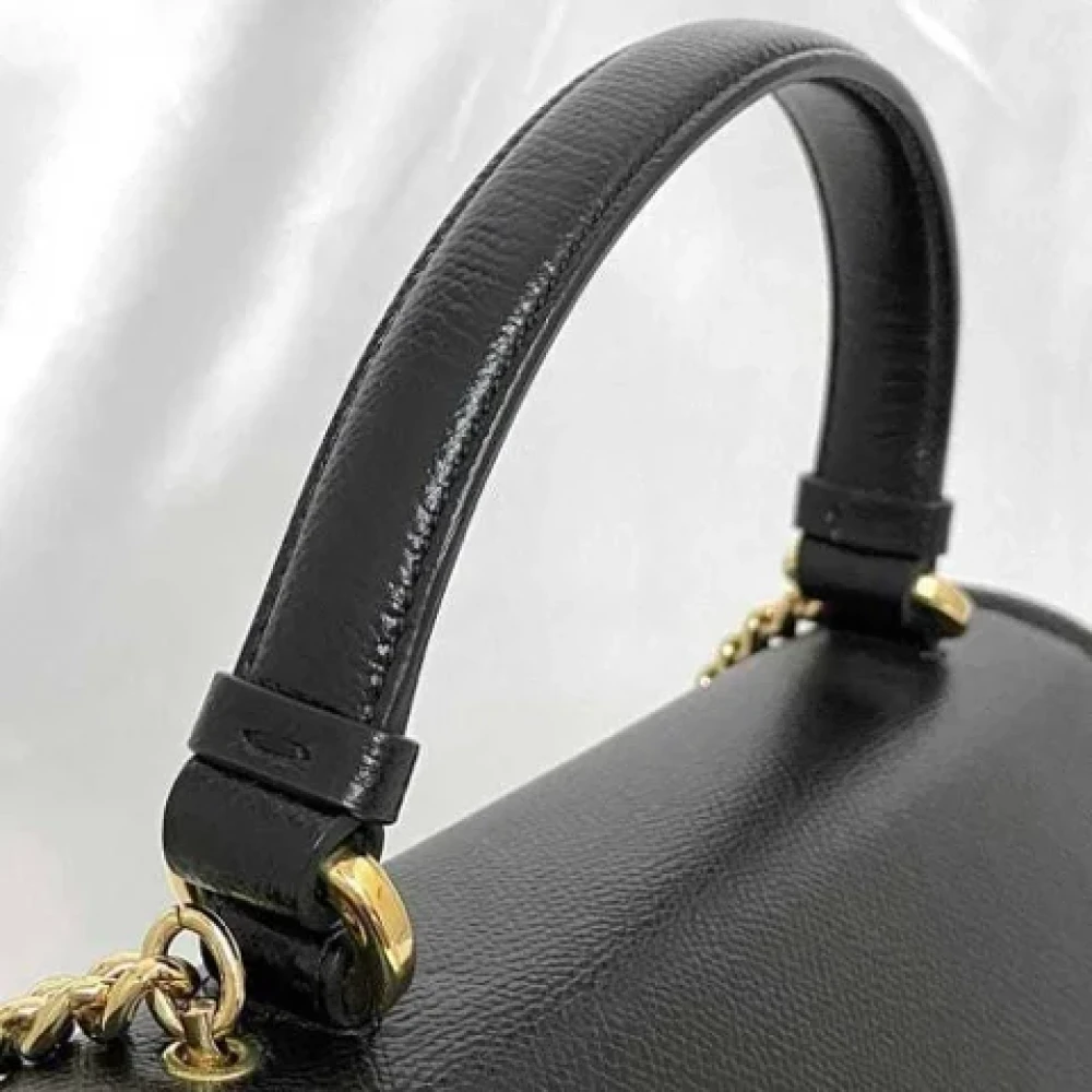 Salvatore Ferragamo Pre-owned Leather handbags Black Dames