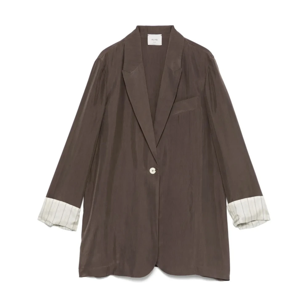 Alysi - Jackets > Blazers - Brown - Alysi - Modalova