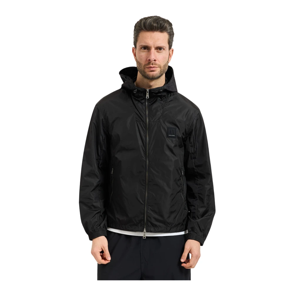 A|X Armani Exchange Herren Schwarz Für Xm000342af12285uc001 Blousonjacke (L), Lässig, Polyamid - Bild 7