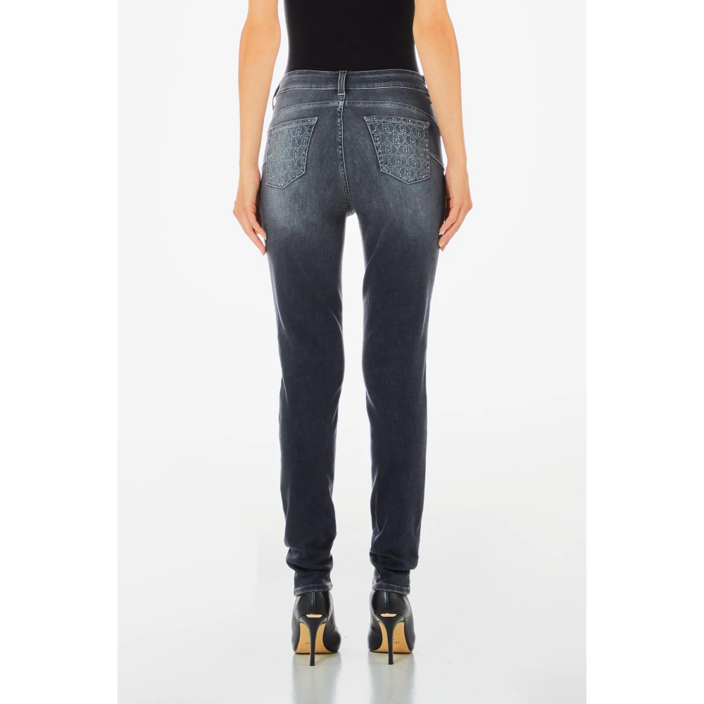 Liu Jo Hoge Taille Divine Jeans Blue Dames
