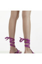 sandale-plate-a-lacets-violette