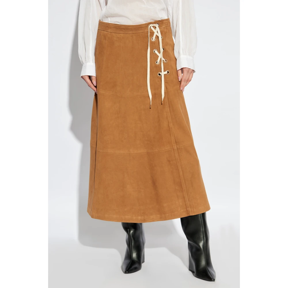 Munthe Suède rok 'Filothea' Brown Dames