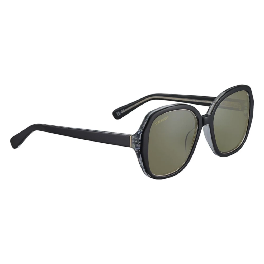 Serengeti Unisex Black Modern Sunglasses With Uv Protection