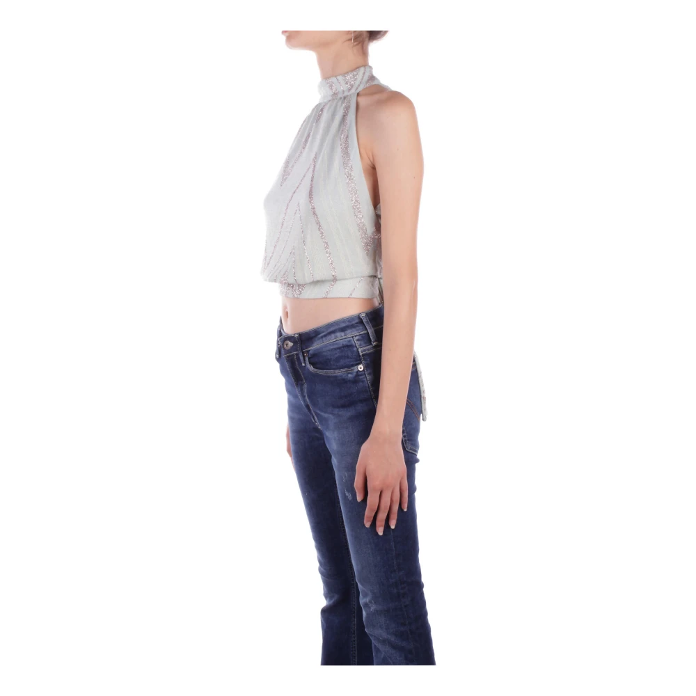 Liu Jo Knopen Achter Top Collectie 1 Gray Dames