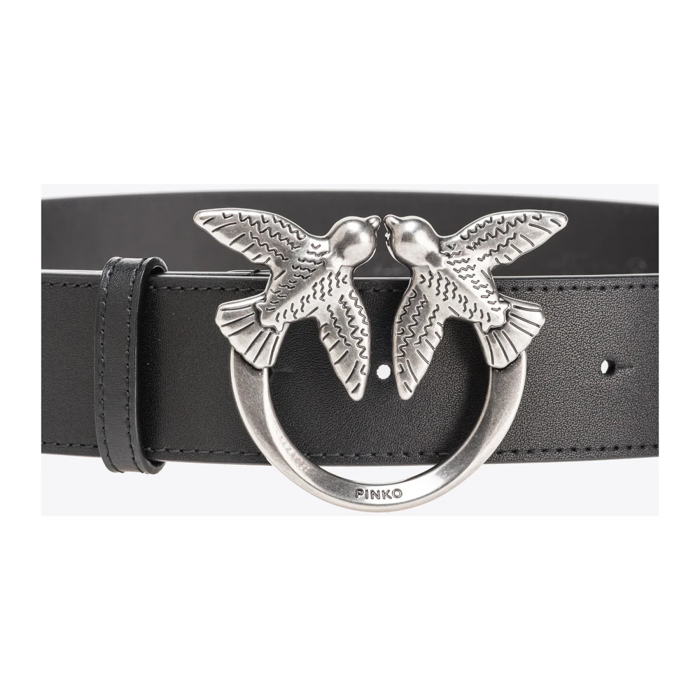 pinko Love Berry H4 Riem Black Dames