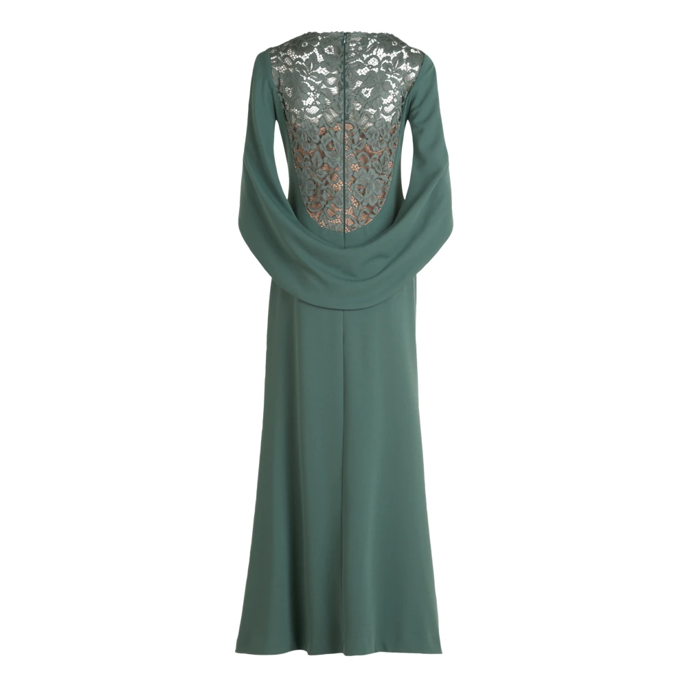 Vera Mont Elegante Kant Avondjurk Green Dames
