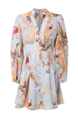 Ascension Plunge Mini Dress