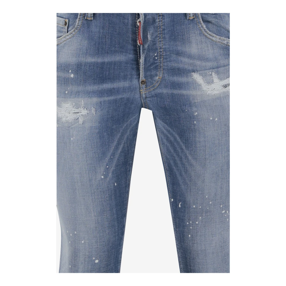 Dsquared2 Stretch Katoenmix Skinny Fit Jeans Blue Heren