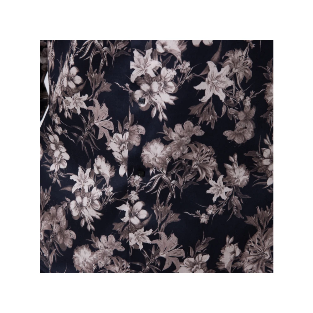 Karl Lagerfeld Beige bloemmotief overhemd Multicolor Heren