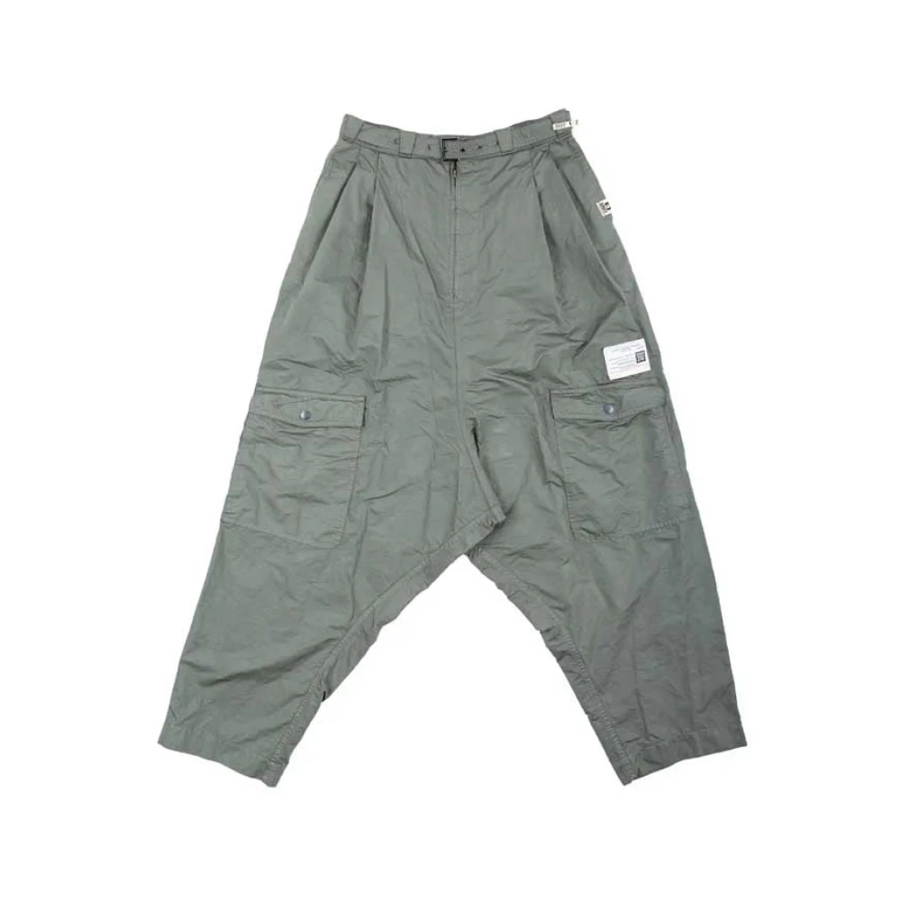 Mihara Yasuhiro Khaki Militaire Pilotstijl Broek Green Heren