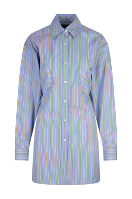 blue-striped-shirt-with-back-knot