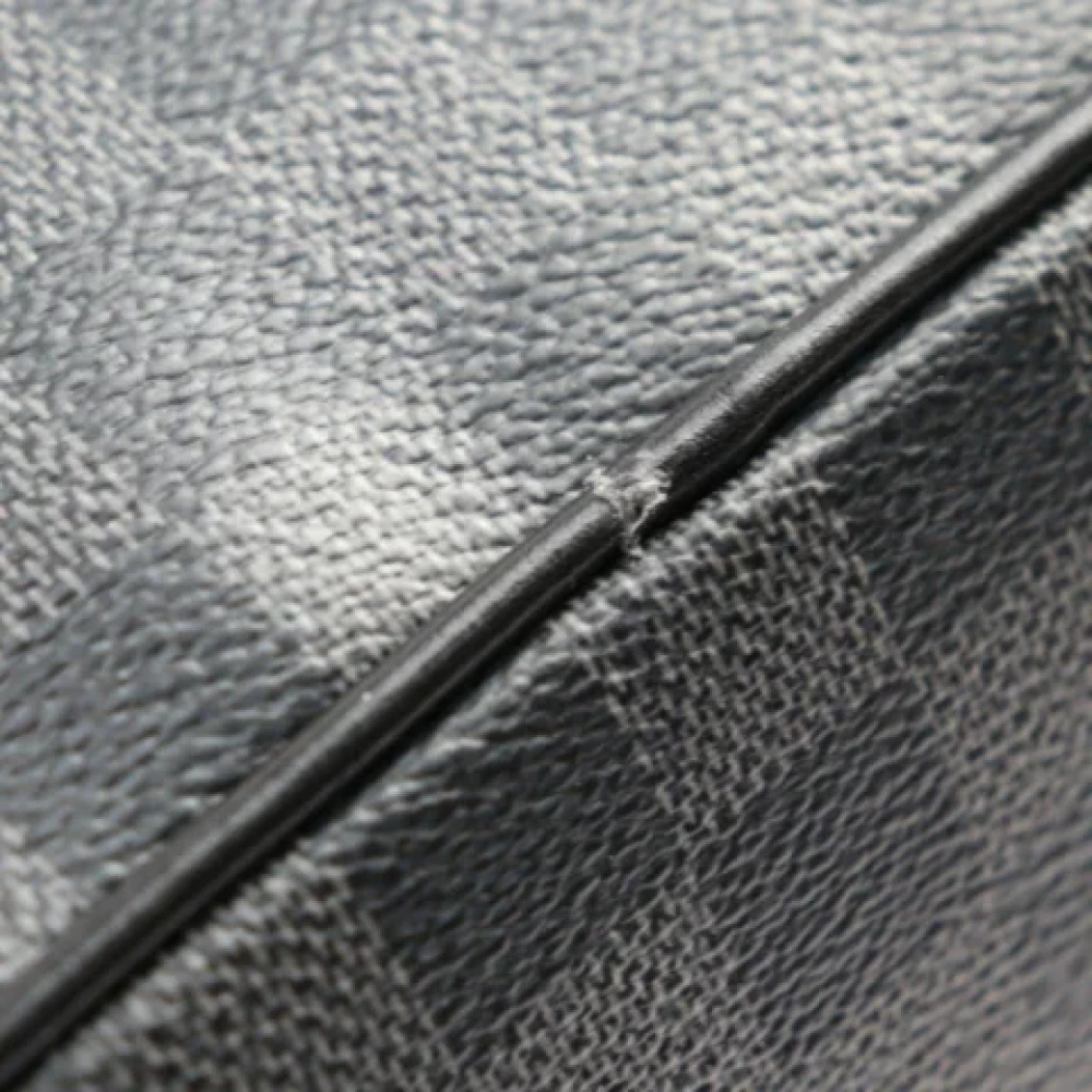 Louis Vuitton Vintage Pre-owned Canvas shoulder-bags Black Dames