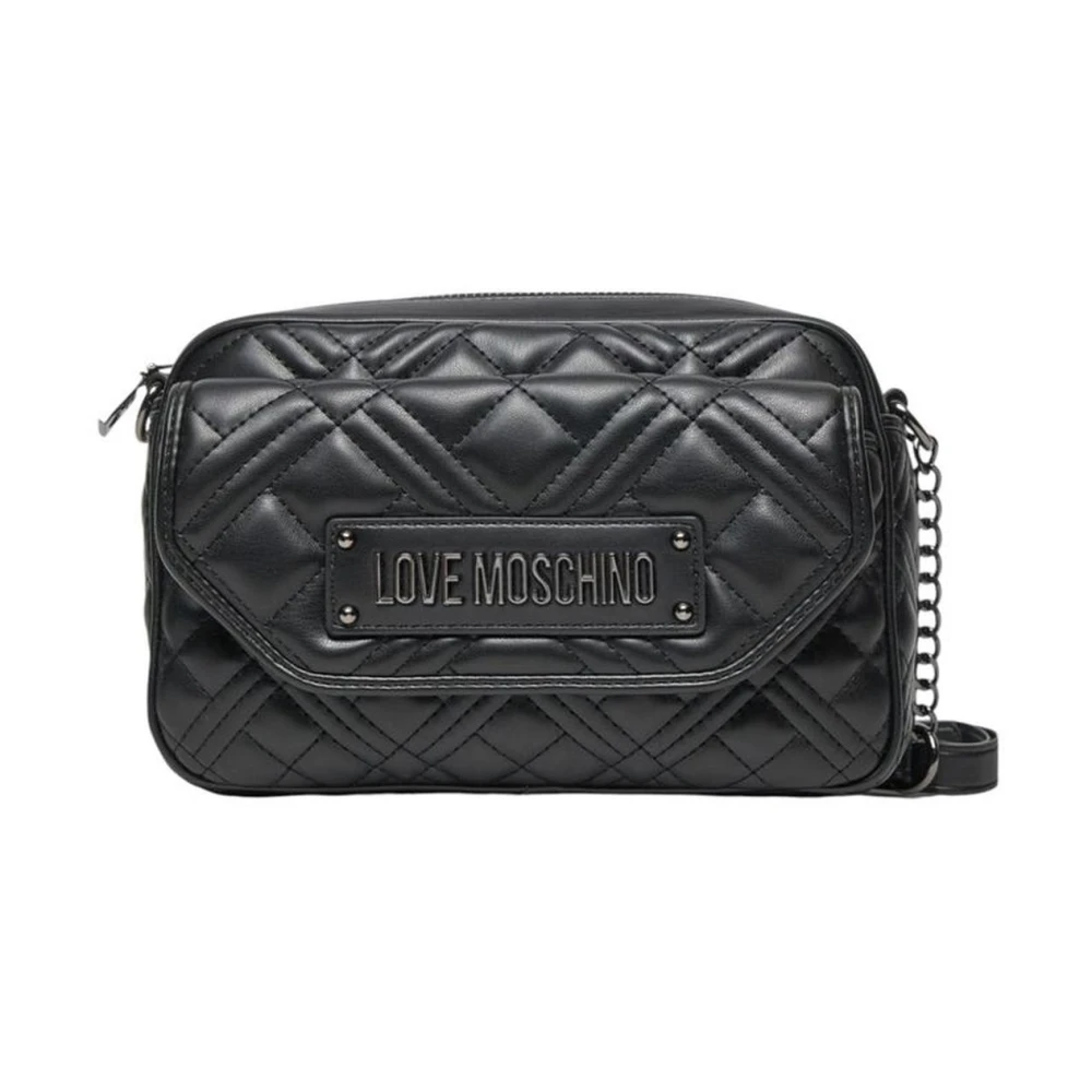 Love Moschino Polyurethaan Handtas Dames Collectie Black Dames