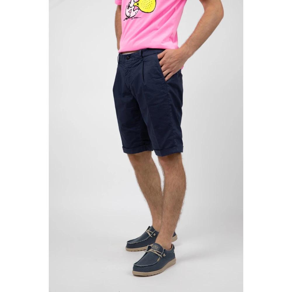 Mason's Stijlvolle Bermuda Shorts Blue Heren