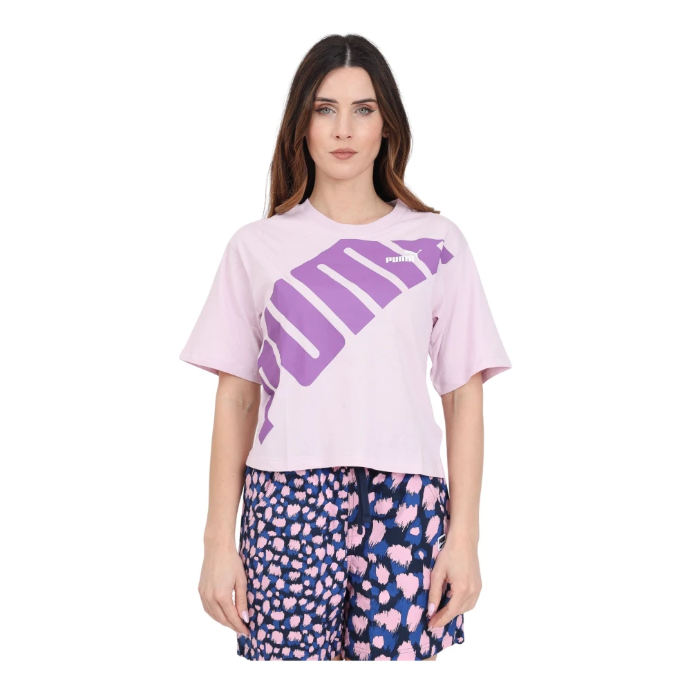 Puma T-Shirts Purple Dames