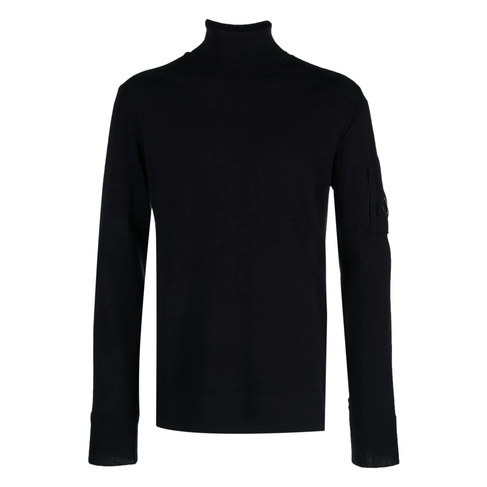 C.p. Company Men's Gray Woolen Turtleneck - Turtlenecks - 3XL - Knitwear