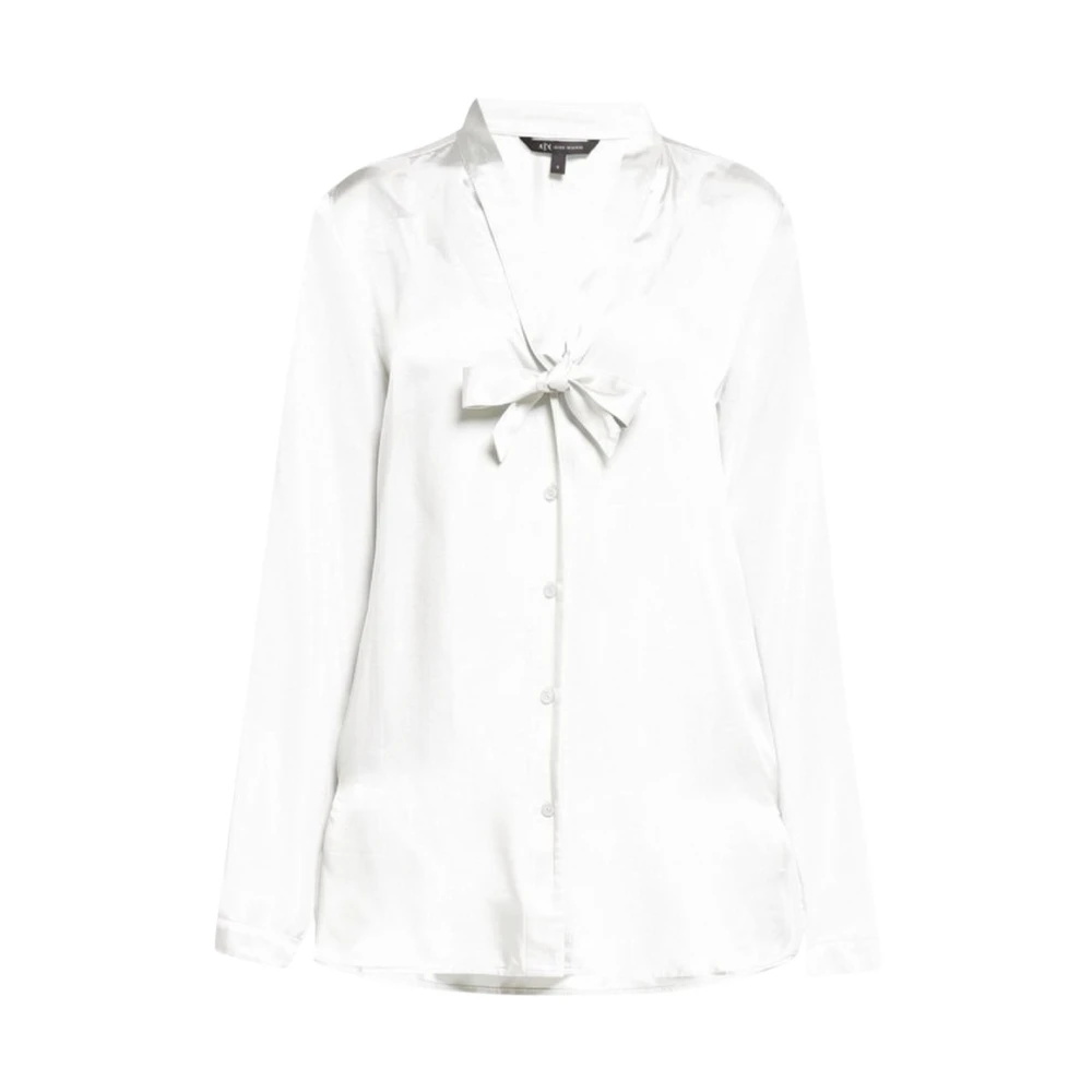 Armani Exchange White Camicia - Female - Shirts - L - Blouses & Shirts
