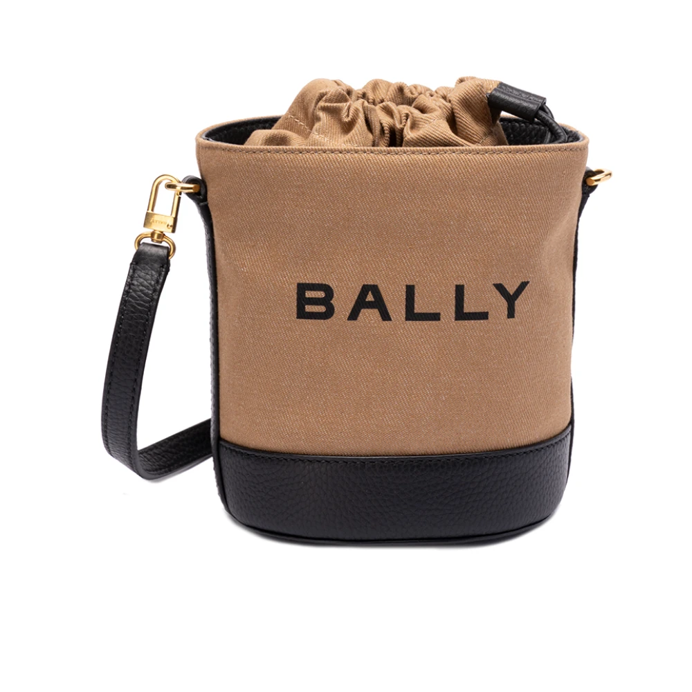 Bally Spiro Eco Mini Bucket Tas Brown Dames