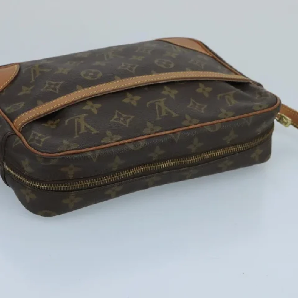 Louis Vuitton Vintage Pre-owned Canvas shoulder-bags Brown Dames