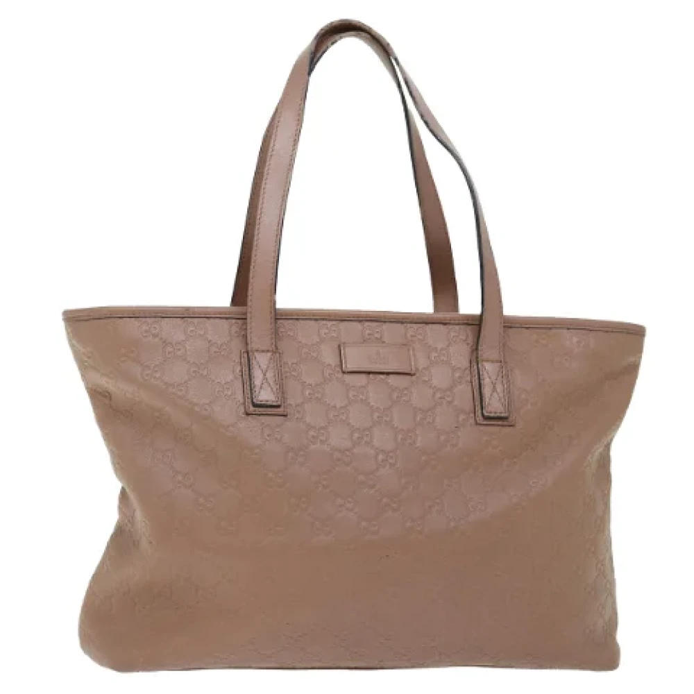 Gucci Vintage Pre-owned Canvas gucci-bags Pink Dames