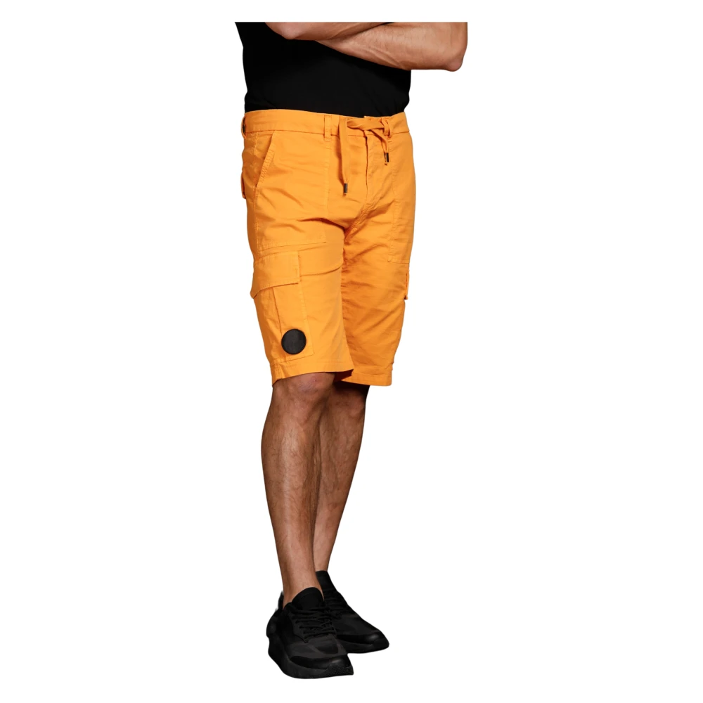 Mason's Rio de Janeiro Cargo Bermuda Shorts Orange Heren