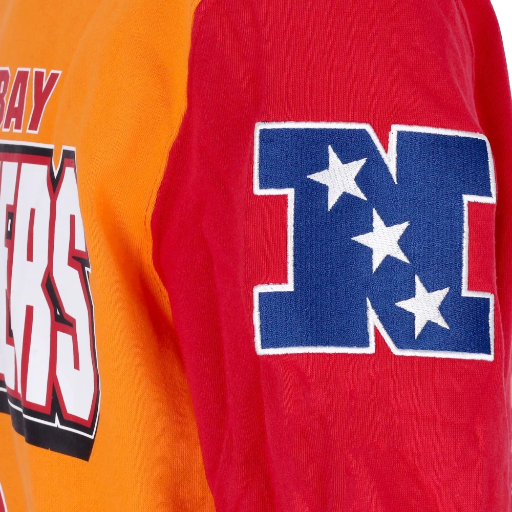 Mitchell & Ness NFL All Over Crew Sweatshirt Orange Heren