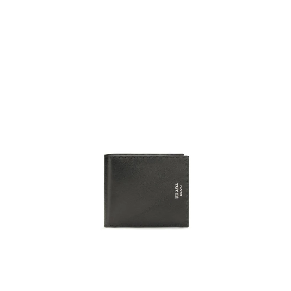 Prada Black Calf Leather Bos Taurus Wallet - Image 2