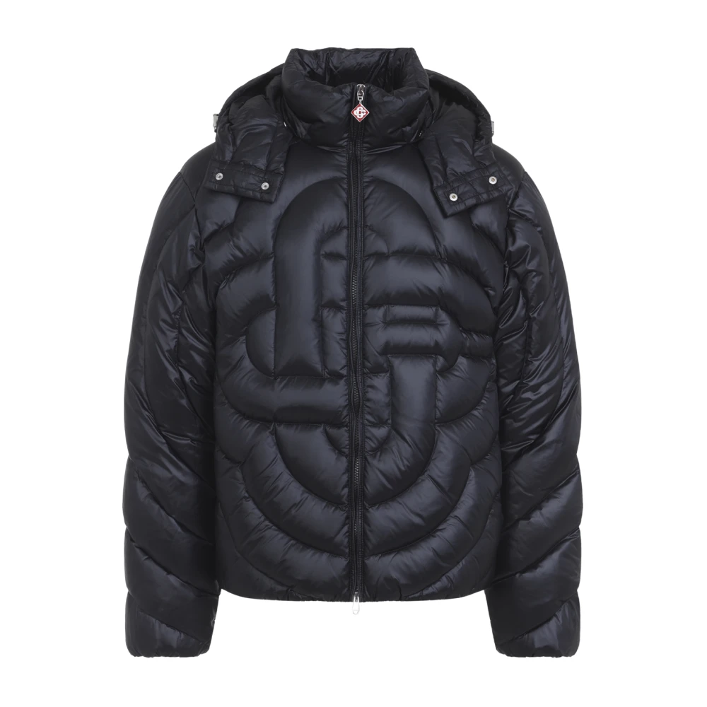 Casablanca Quilted Puffer Jacket - Male - Down Jackets - Black - L - Jackets