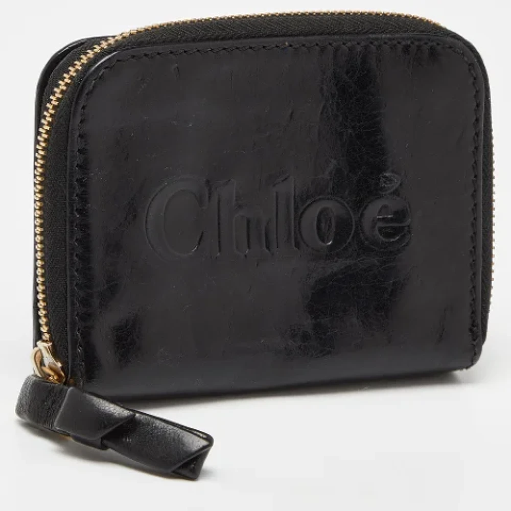 Chloé Pre-owned Canvas wallets Black Dames