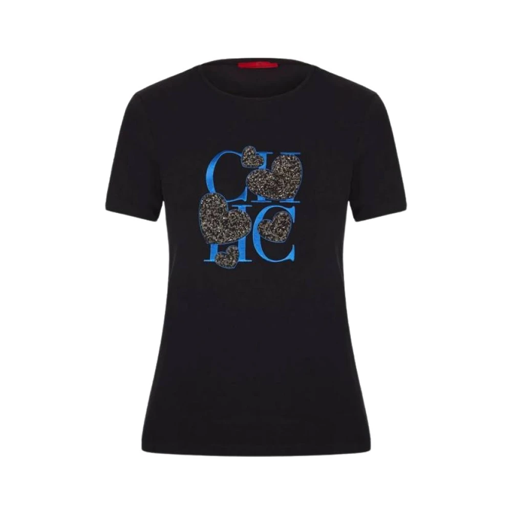 Carolina Herrera T-Shirts Black Dames