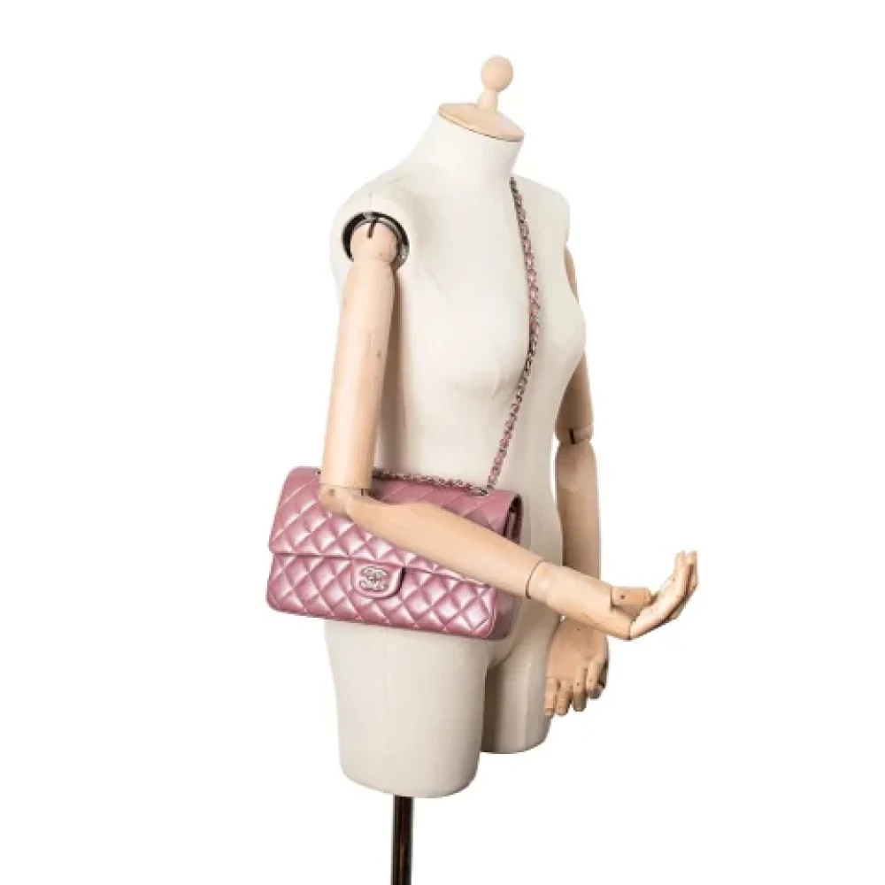 Chanel Vintage Pre-owned Leather chanel-bags Pink Dames