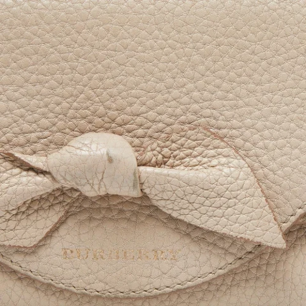 Burberry Vintage Pre-owned Leather wallets Beige Dames