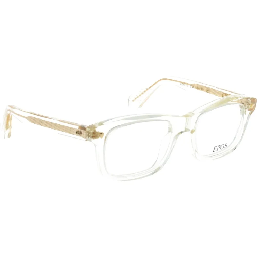 Epos Iconische Brilmonturen met 3 Jaar Garantie Yellow Unisex