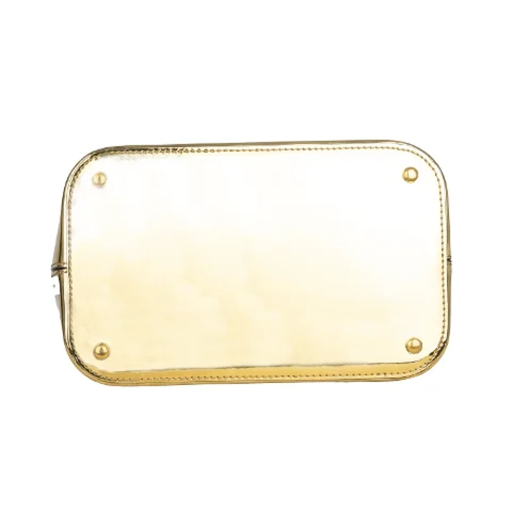 Valentino Vintage Pre-owned Leather handbags Yellow Dames