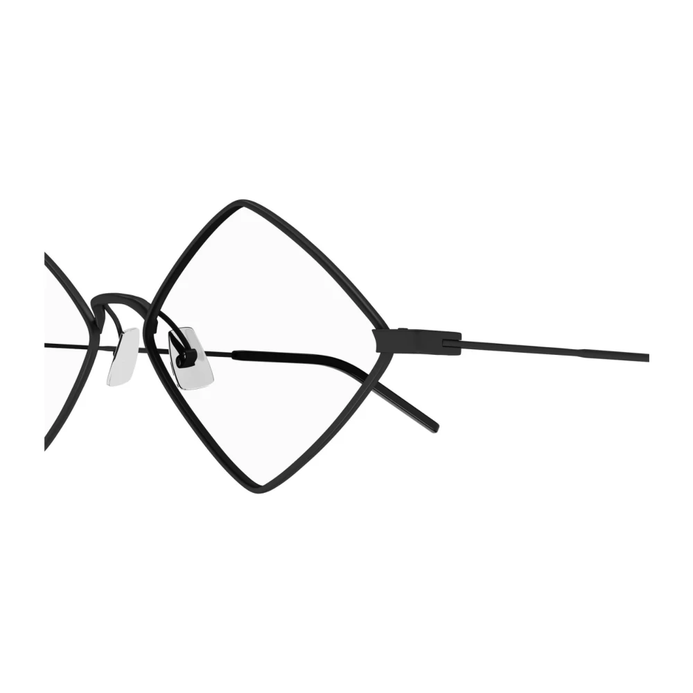 Saint Laurent Metalen montuur zonnebril Black Dames