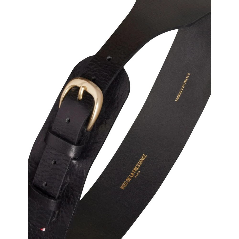 Ines De La Fressange Paris Zwart Paulette riem Black Dames